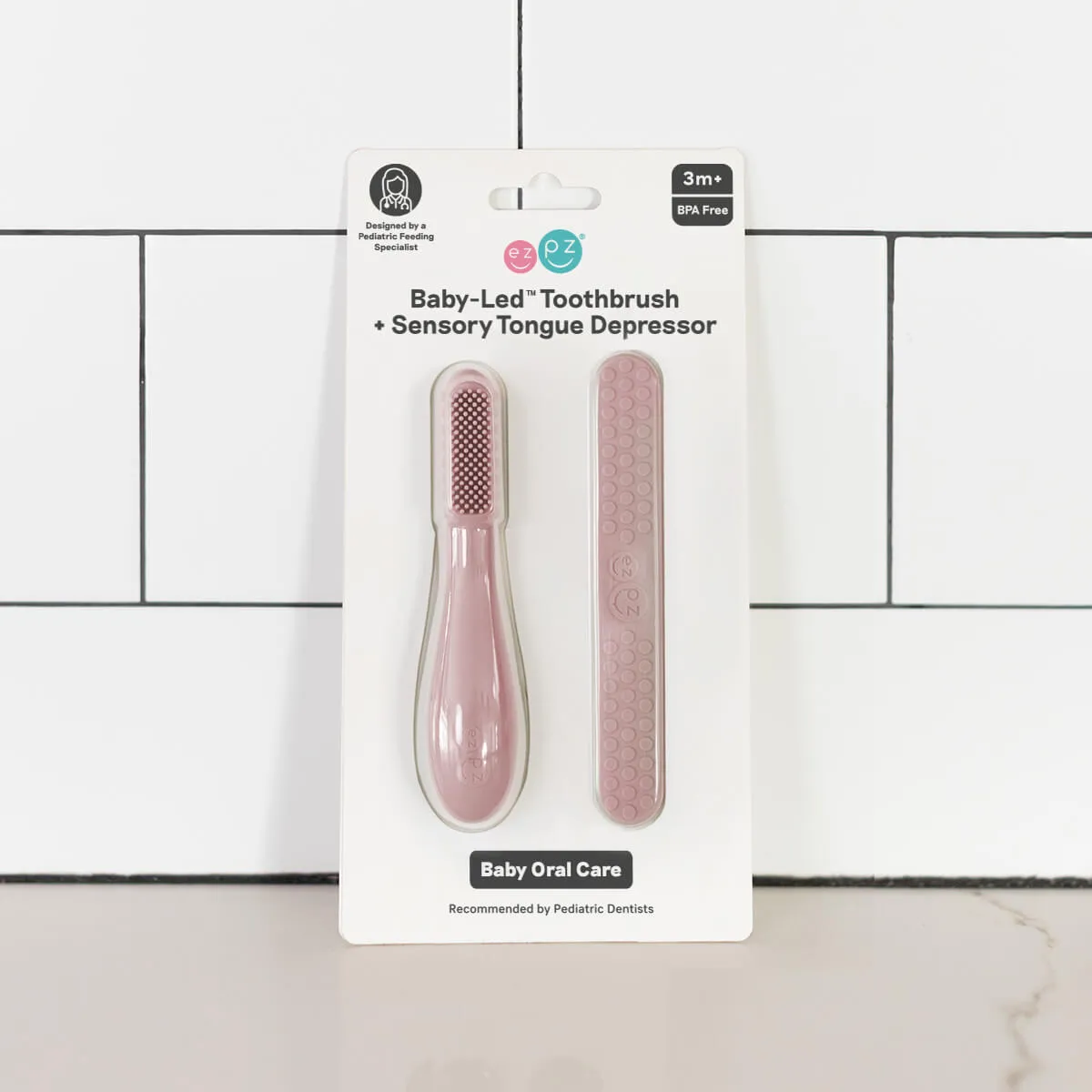 Baby-Led™ Toothbrush   Sensory Tongue Depressor by ezpz