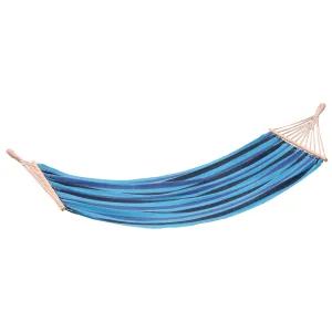 Bahamas Cotton Hammock - Single - Blue - 78 In X 37 In