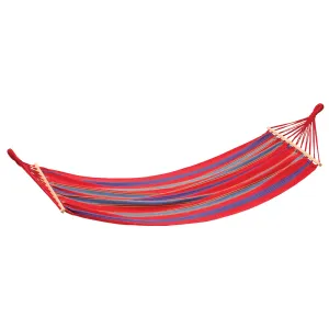 Bahamas Cotton Hammock - Single - Red - 78 In X 39 In