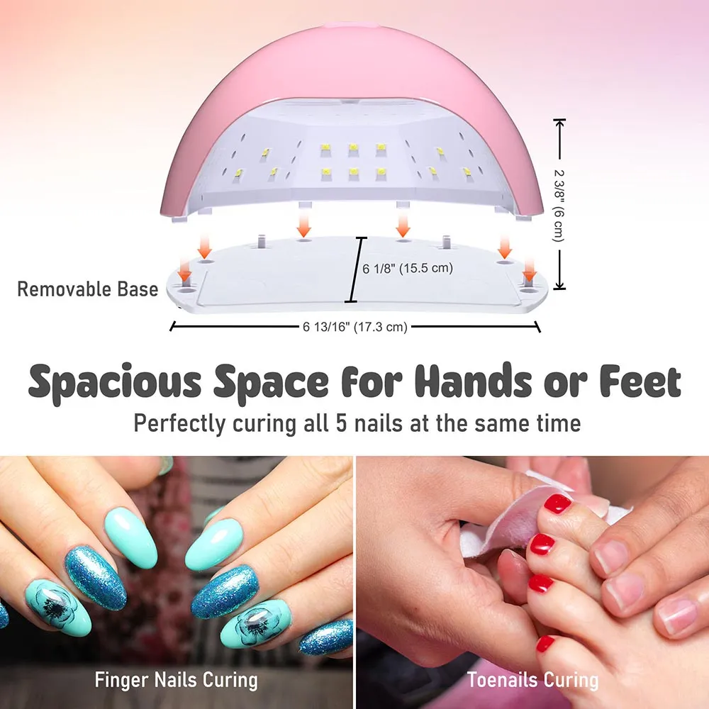 Byootique Nail Lamp Nail Polish Dryer Curing Light