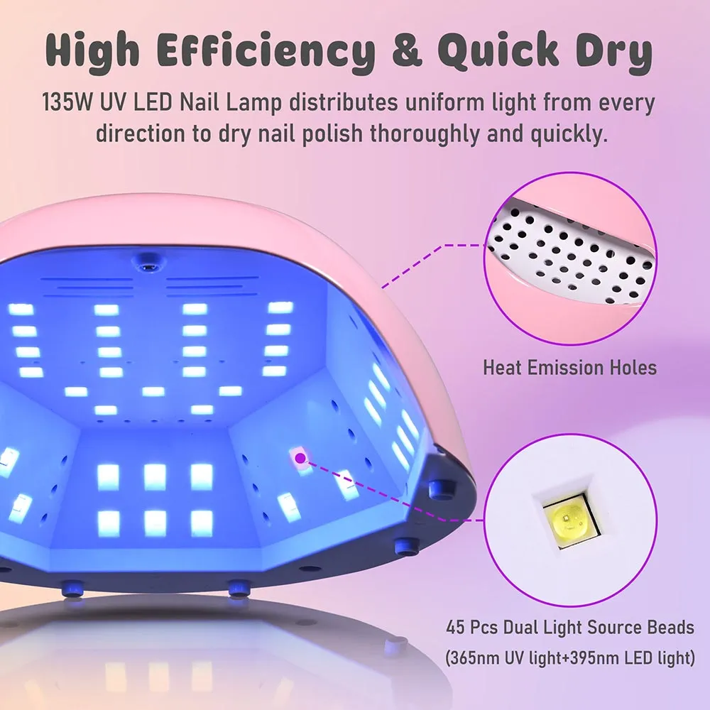 Byootique Nail Lamp Nail Polish Dryer Curing Light