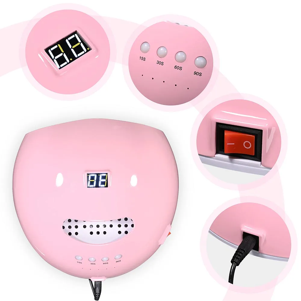Byootique Nail Lamp Nail Polish Dryer Curing Light