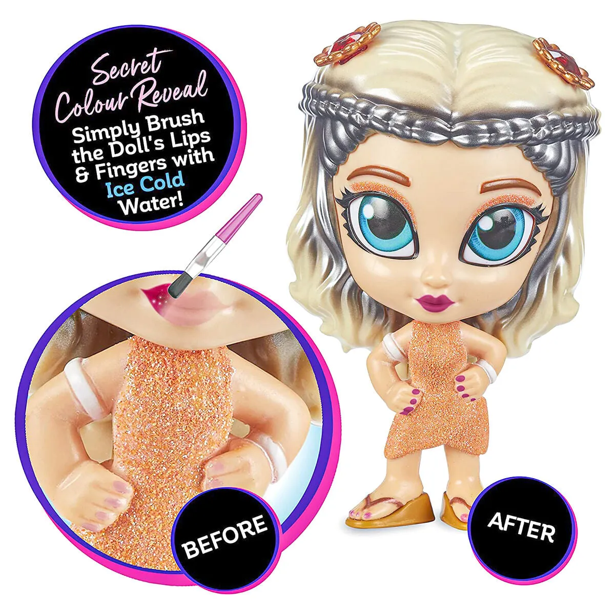 Character CraZart Shimmer 'n Sparkle InstaGlam Series 3 Wicked Nails Nina Doll