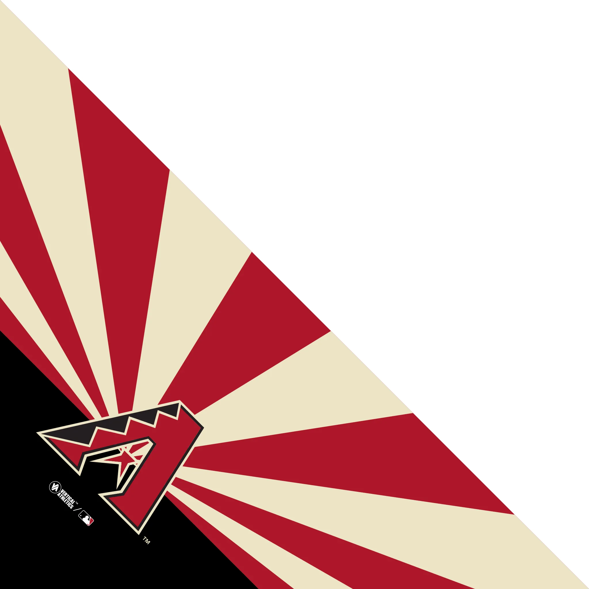 Diamondbacks Triangle Cooling Bandana: Arizona Flag