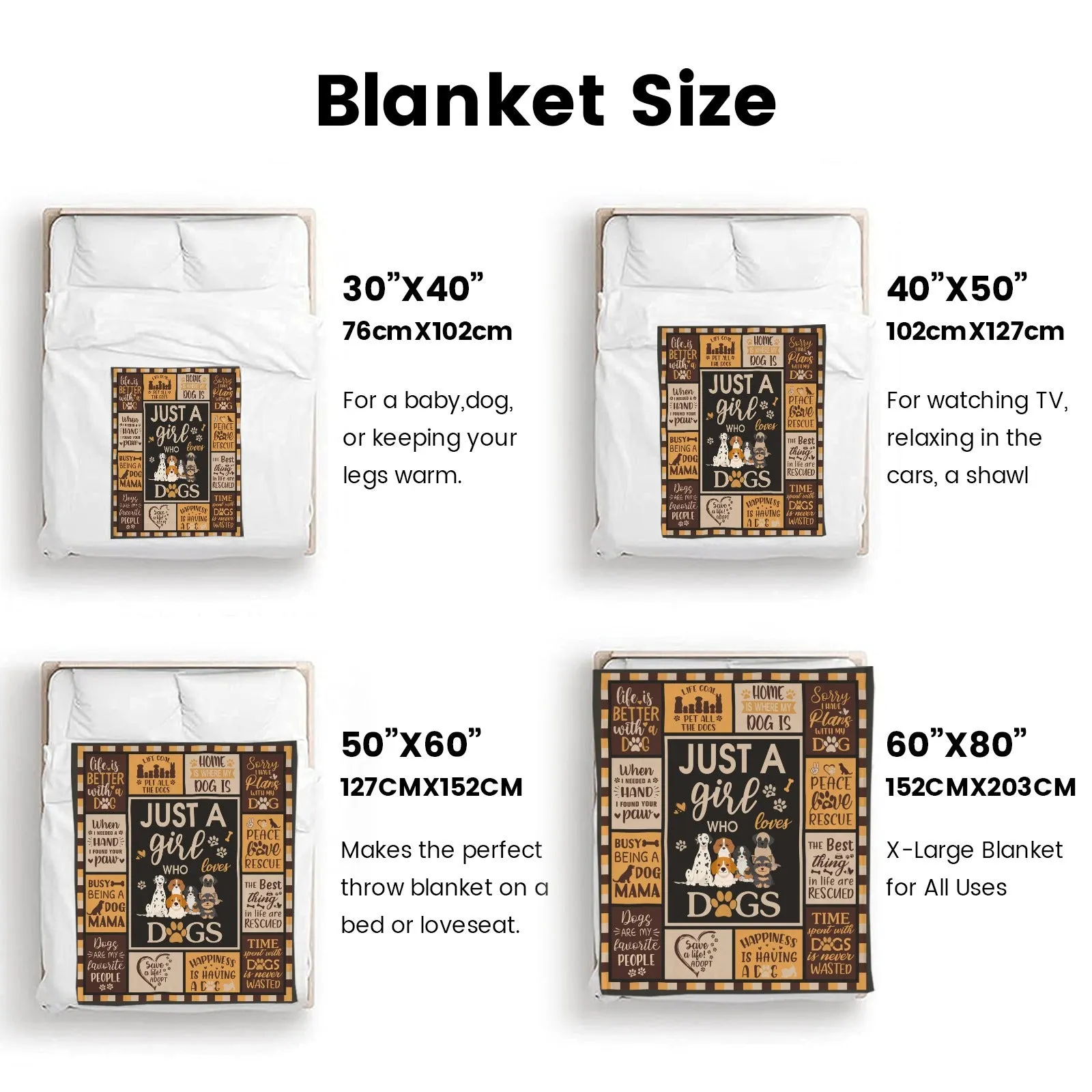 Dog Mom Blanket, Dog Lovers Gifts for Women, Puppy Throw Blanket for Bed Couch Christmas Gift