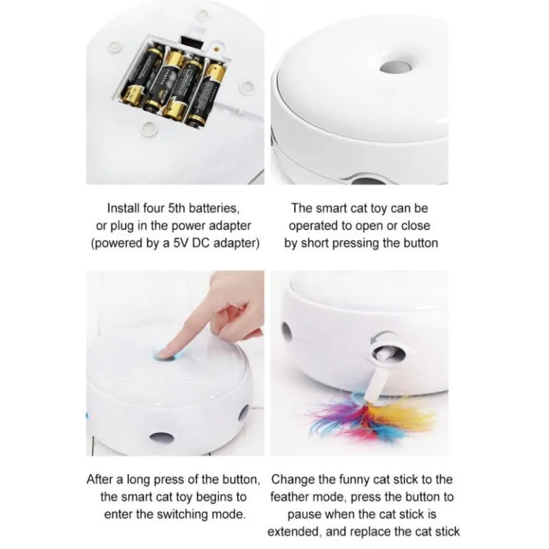 Electric Smart Funny Engaging Cat Toy