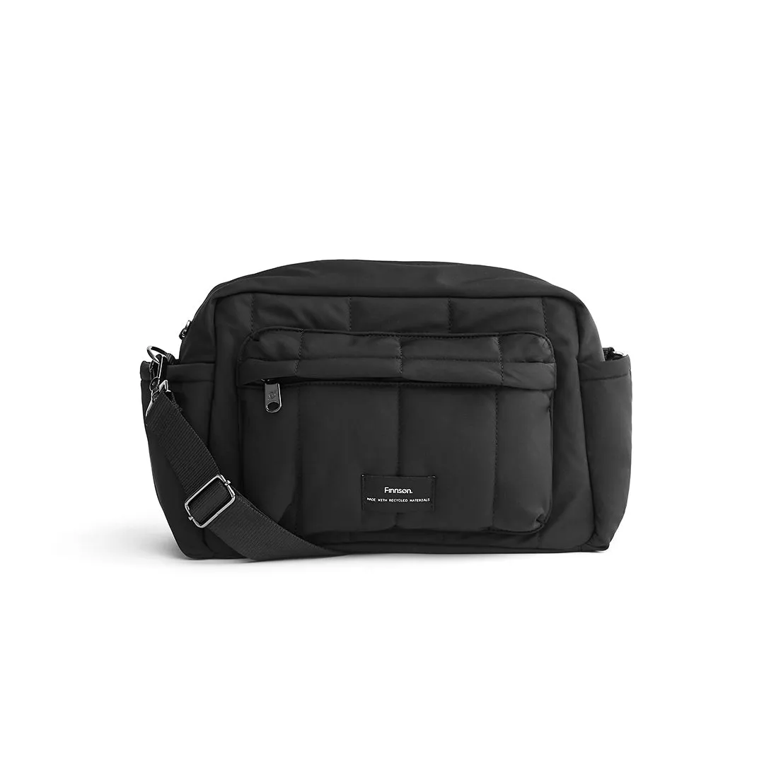 Finnson Freya Compact Changing Bag   Oversized Stroller Organiser - Black