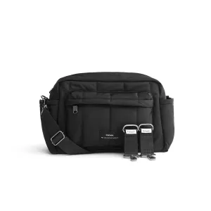 Finnson Freya Compact Changing Bag   Oversized Stroller Organiser - Black