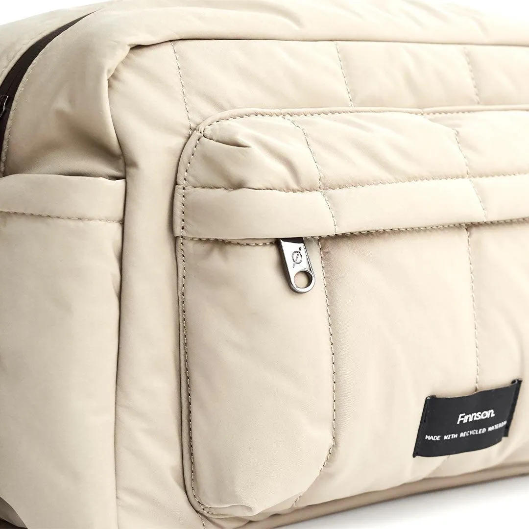 Finnson Freya Compact Changing Bag   Oversized Stroller Organiser - Taupe