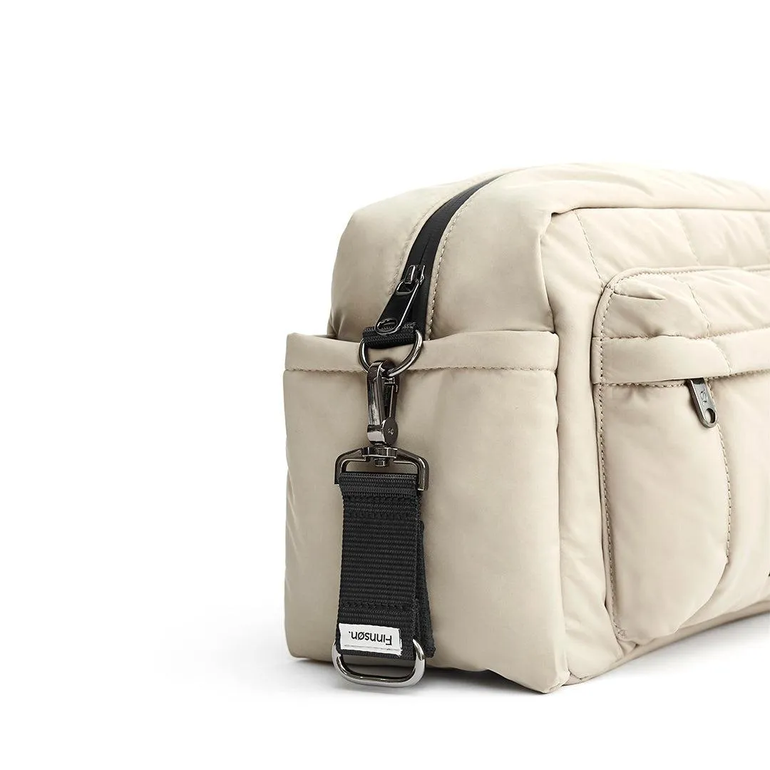 Finnson Freya Compact Changing Bag   Oversized Stroller Organiser - Taupe