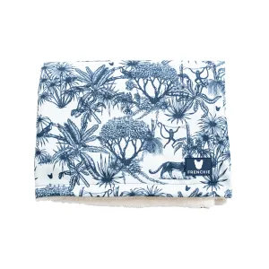 Frenchie Blanket - Toile- Blue
