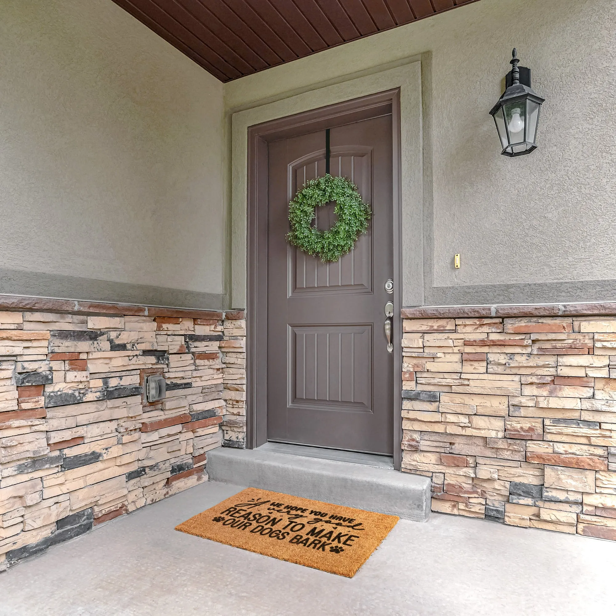 Good reason to Make our Dogs Bark Door Mat
