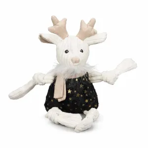 HuggleHounds Celebration Reindeer Knottie Dog Toy 16"