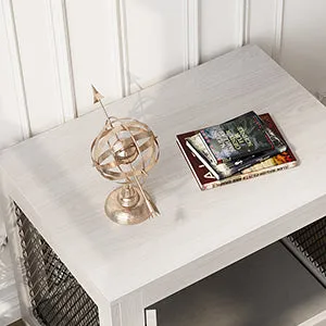 Indoor Pet Kennel Side Table with Cushion and Tray
