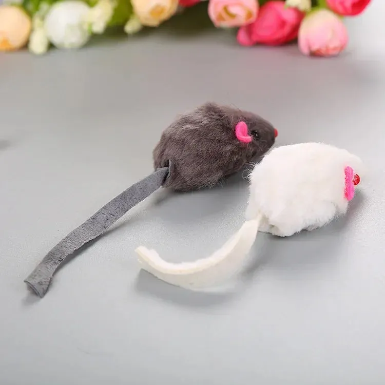 Interactive Plush Catmint Mouse Toy