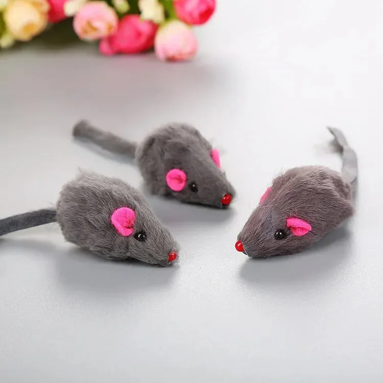 Interactive Plush Catmint Mouse Toy