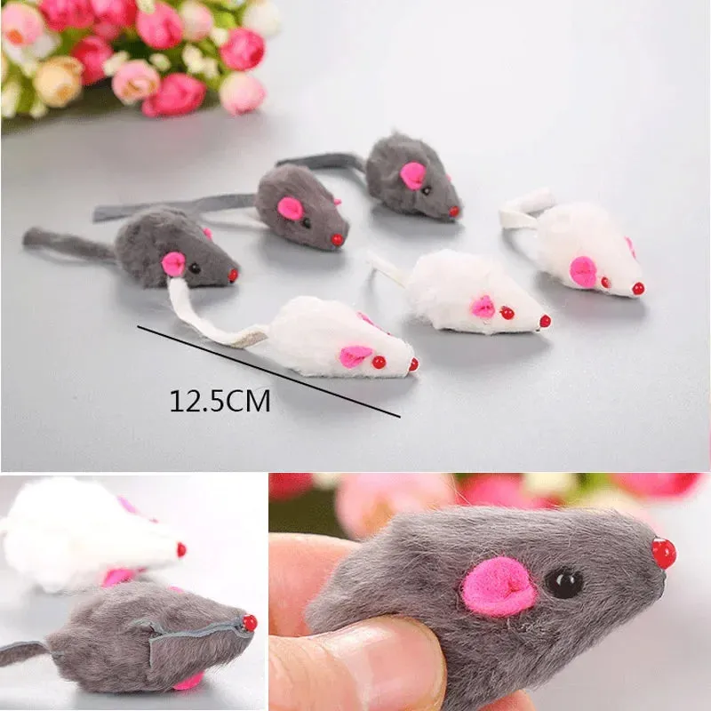 Interactive Plush Catmint Mouse Toy