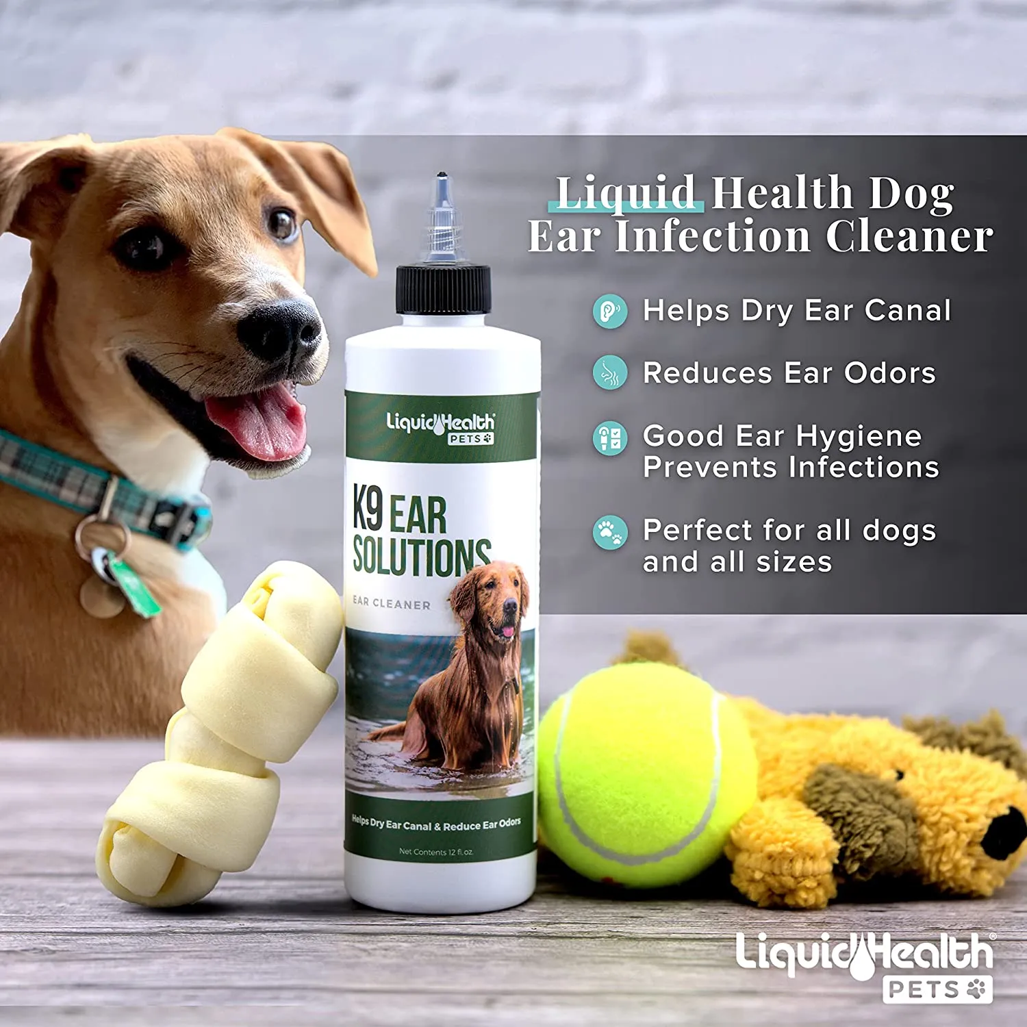 K9 Ear Solutions Ear Cleaner For Dogs
