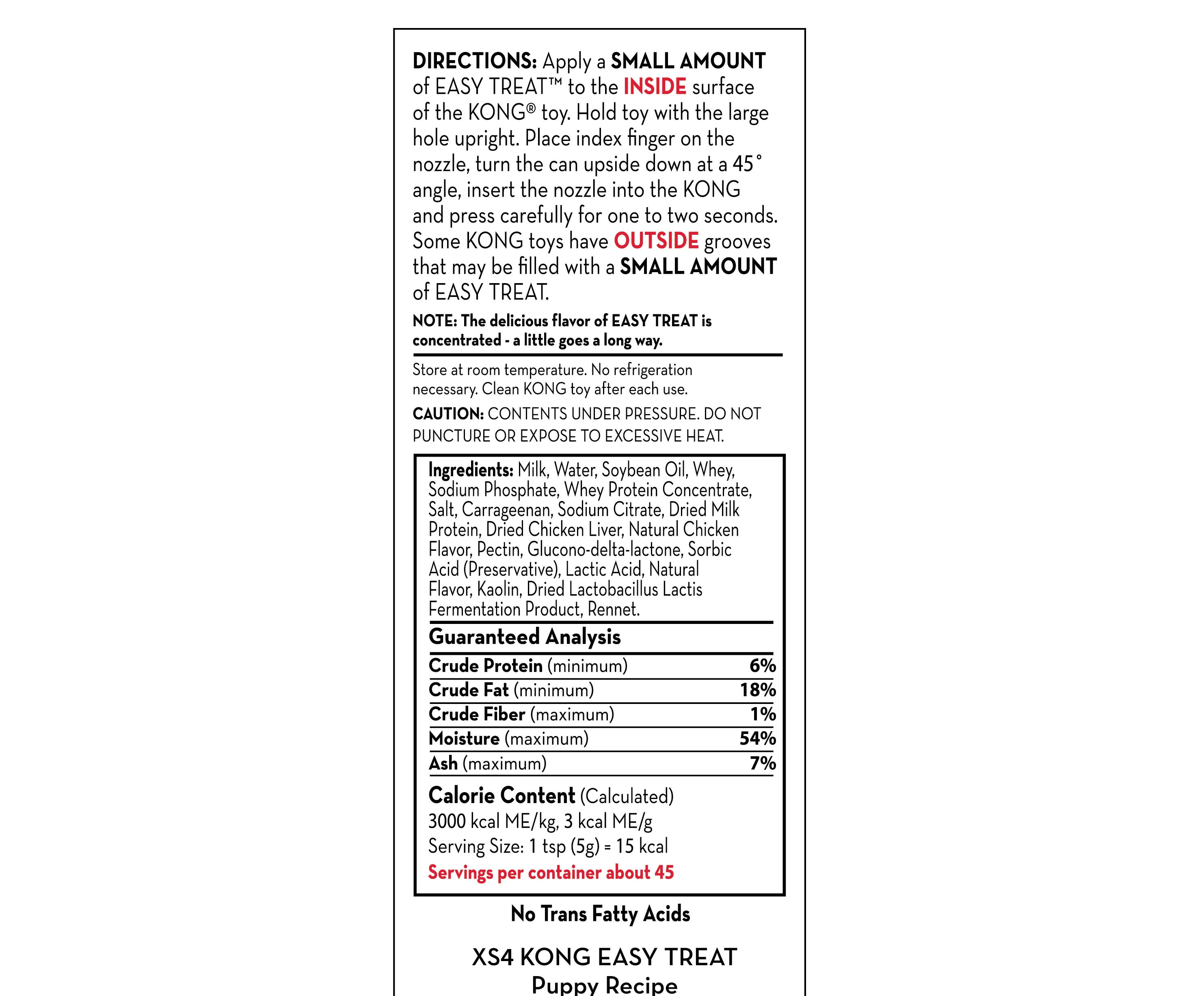 Kong Easy Treat Puppy 8-oz, Dog Treat