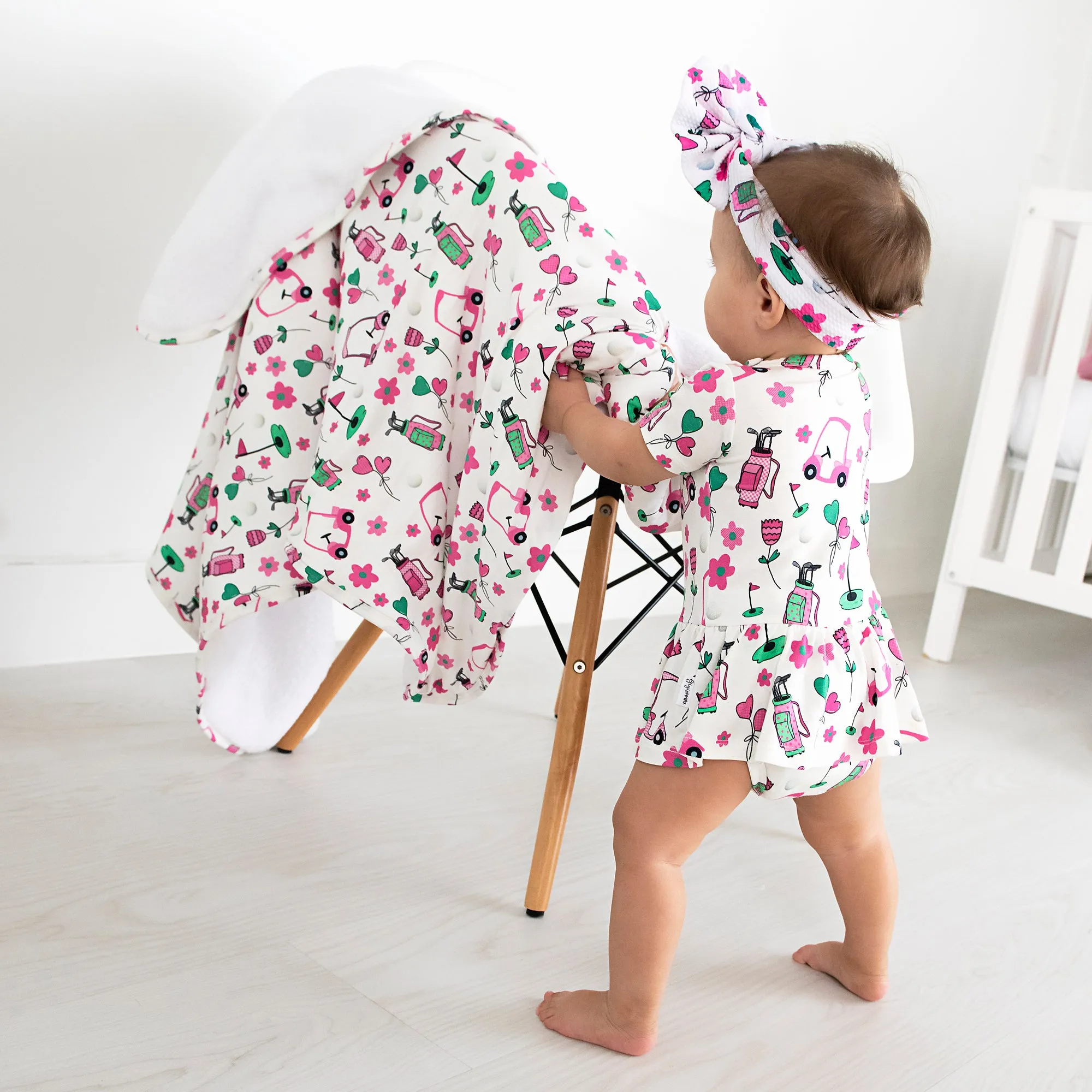 Lexi Pink Golf COZY BLANKET