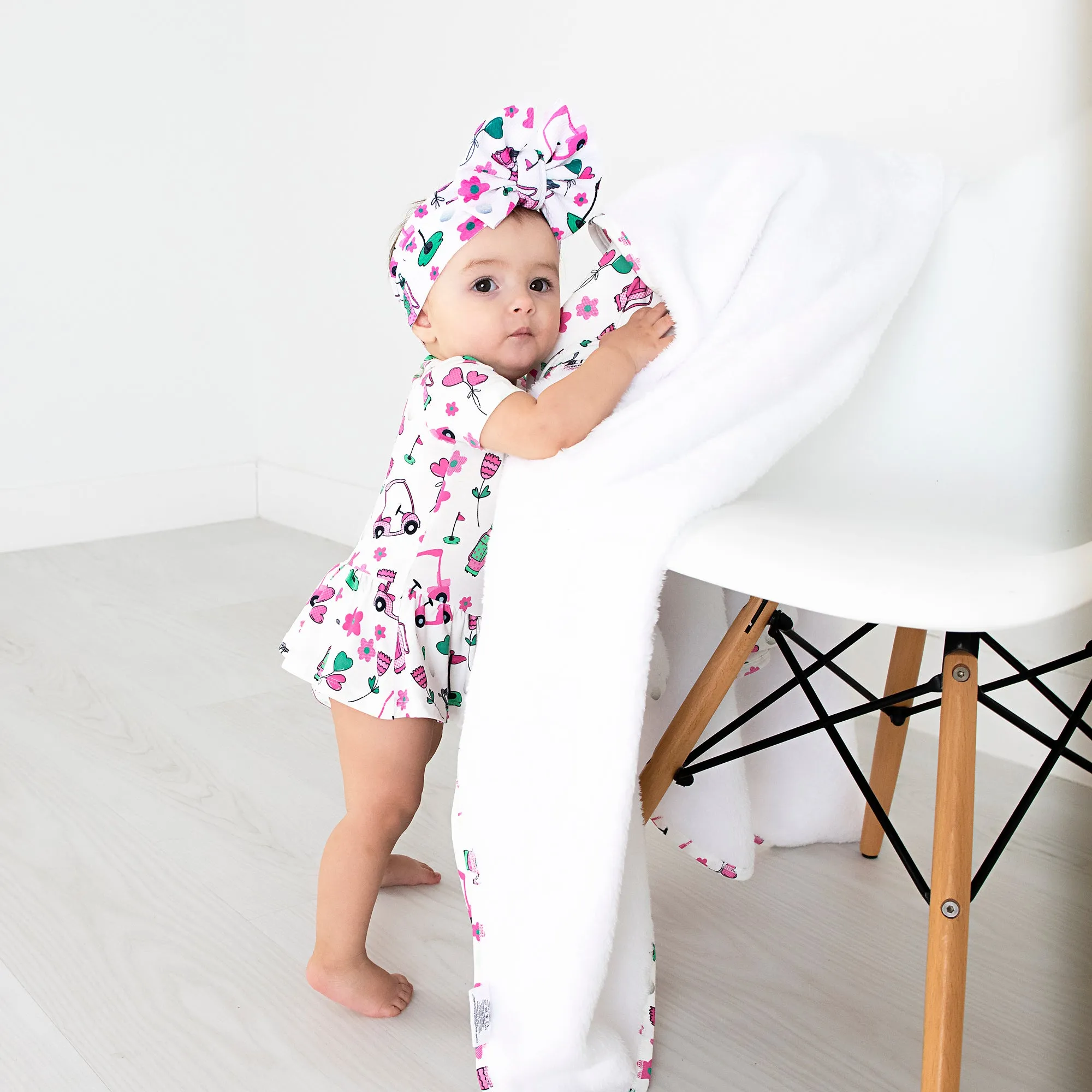 Lexi Pink Golf COZY BLANKET