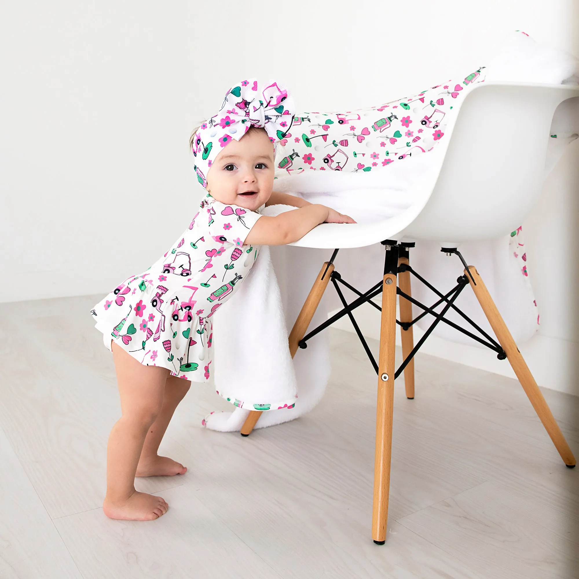 Lexi Pink Golf COZY BLANKET