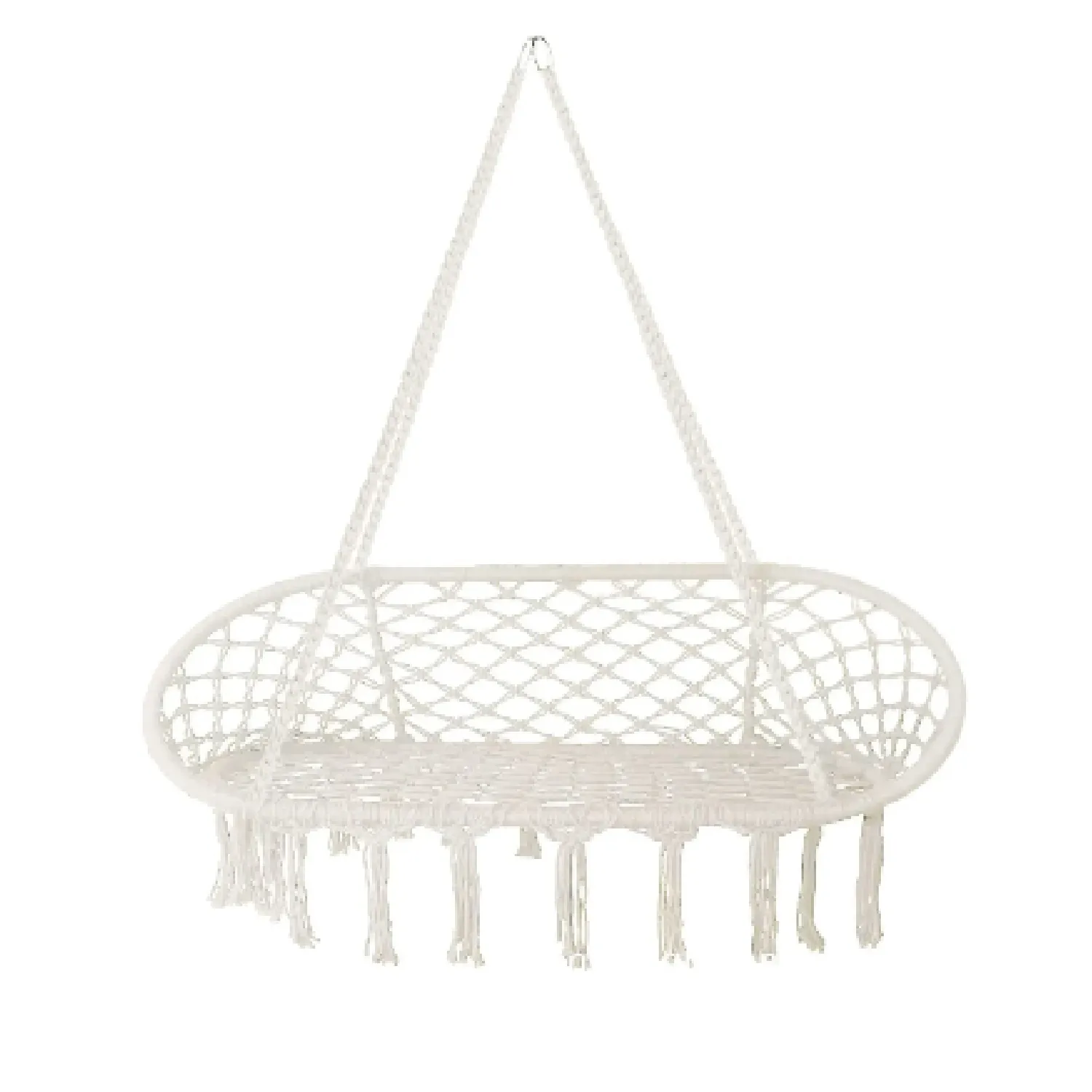 Macrame Hammock Swing Bohemian Style | Hand Woven Cotton Macramé Hammock