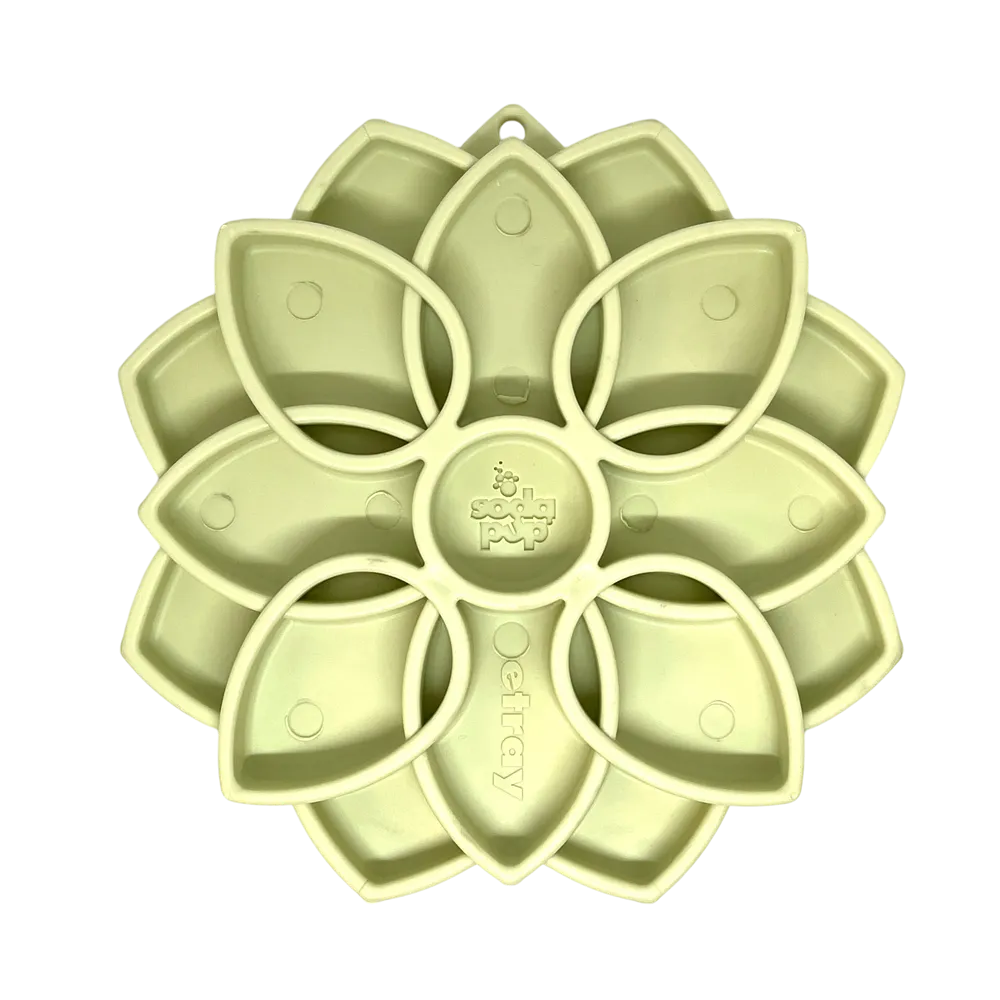 Mandala Softie eTray Enrichment Slow Feeder with Suction Cups
