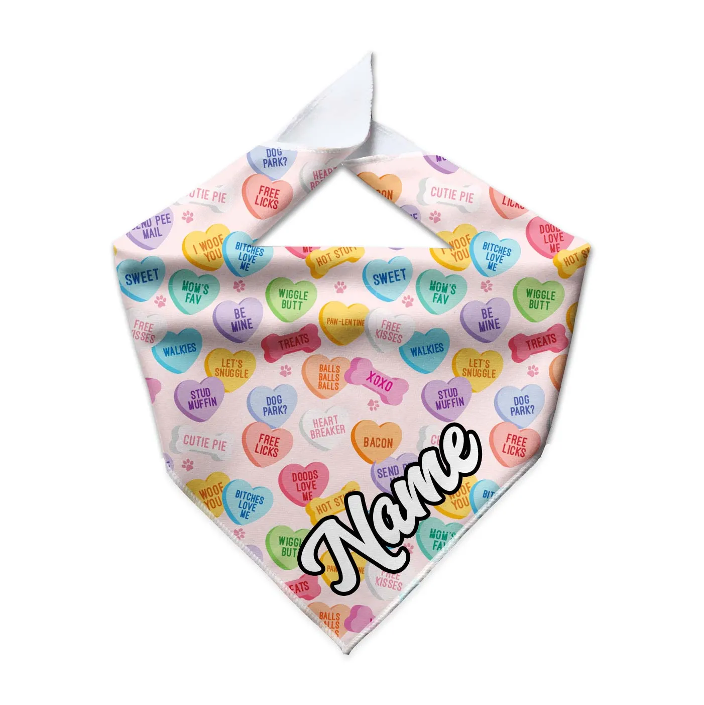 Pawlentine Candy Cooling Dog Bandana