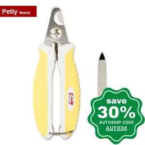 Petiy Beauty - Stainless Steel Nail Clipper with Nail File - Small