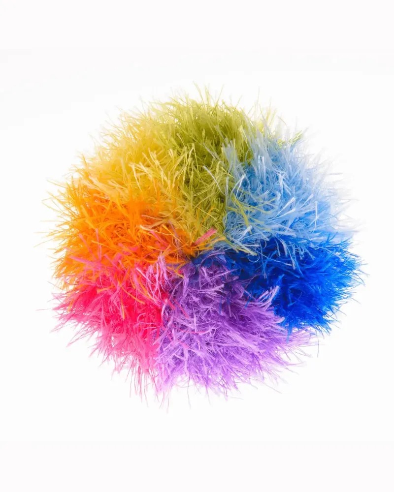 Rainbow Ball Handmade Squeaky Dog Toy (FINAL SALE)