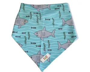 Shark Attack - Summer Nautical Beach Mesh Cooling Dog Bandana