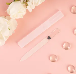 Single Glass Nail File In Clear | Hard Case 2.0 Series