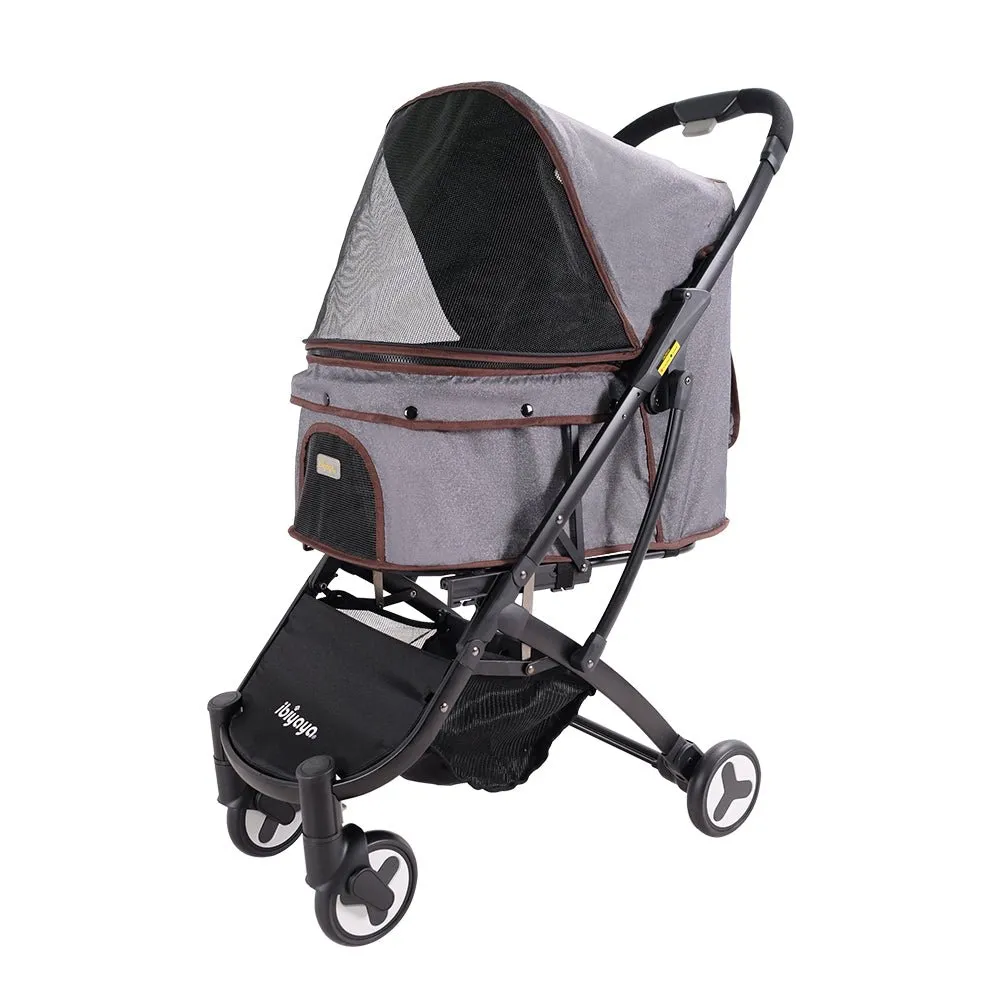 Speedy Fold Pet Buggy – Grey Denim