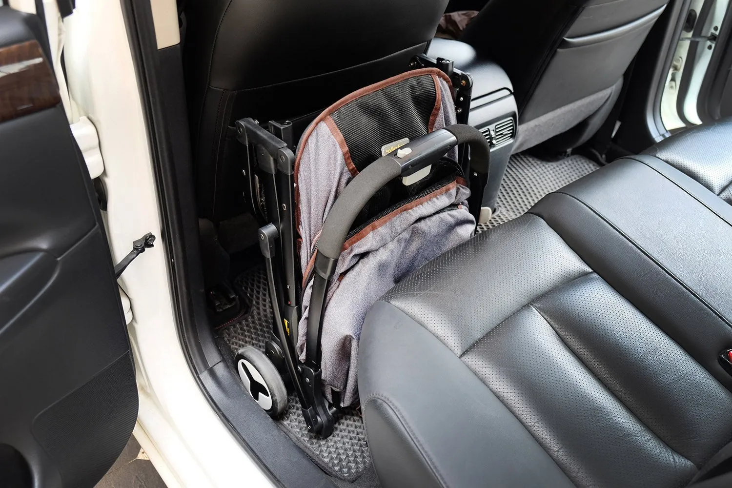 Speedy Fold Pet Buggy – Grey Denim