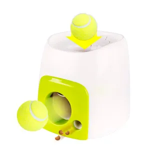 Tennis Ball Throwing and Rewarding Machine
